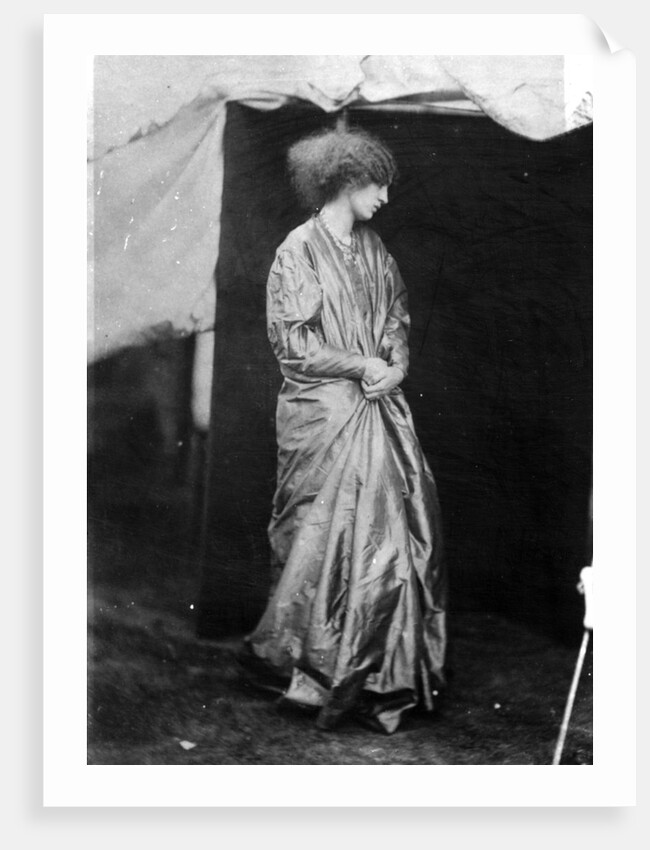 Jane Morris, posed by Dante Gabriel Rossetti, 1865 by John R. Parsons