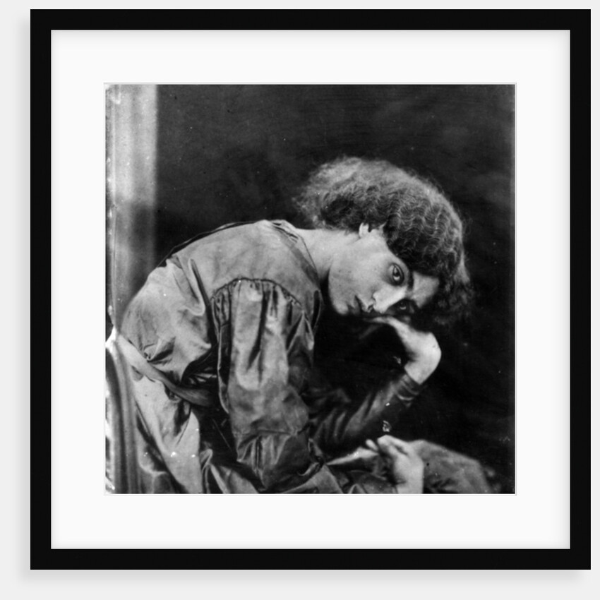 Jane Morris, posed by Dante Gabriel Rossetti, 1865 by John R. Parsons