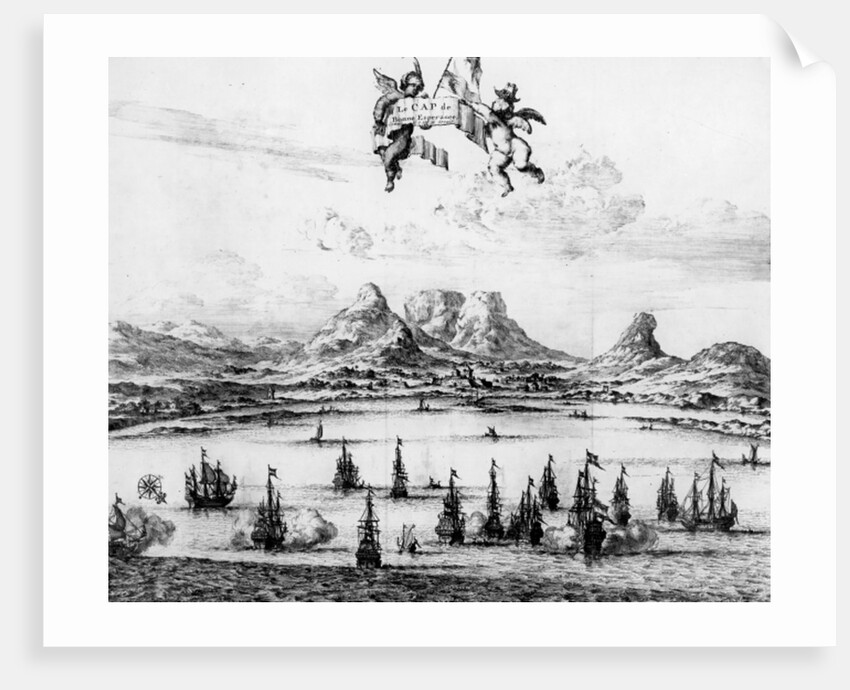 Le Cap de Bonne Esperance, 1727 by Dutch School