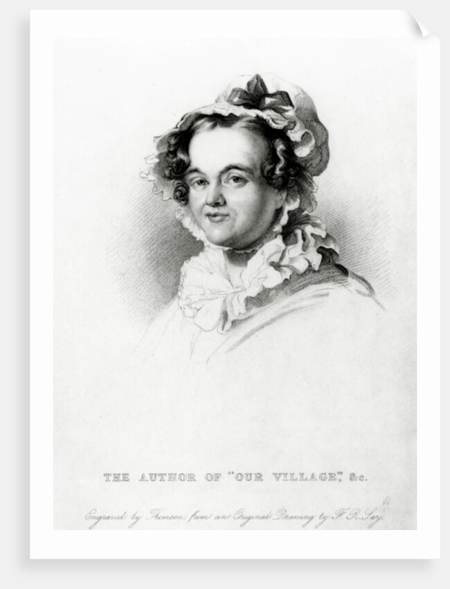 Mary Russell Mitford by Frederick Richard Say