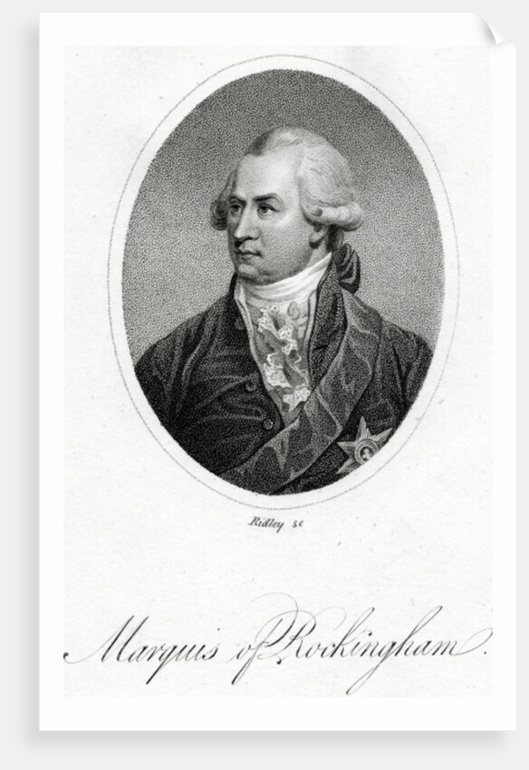The Marquis of Rockingham by English School