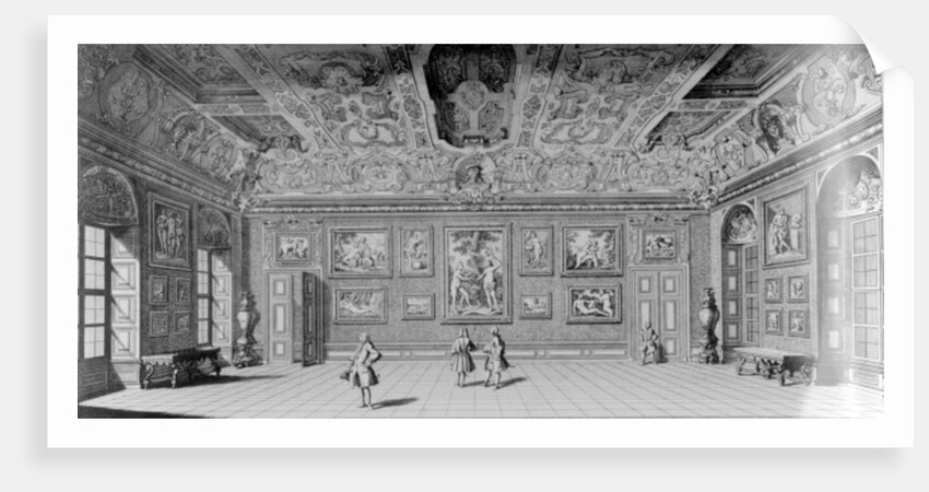 Picture Gallery at Belvedere, Vienna by Salomon Kleiner