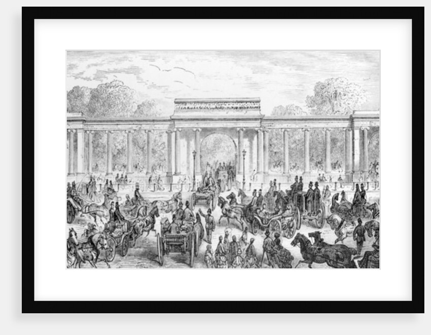 The Entrance to Hyde Park by Gustave Dore (after)