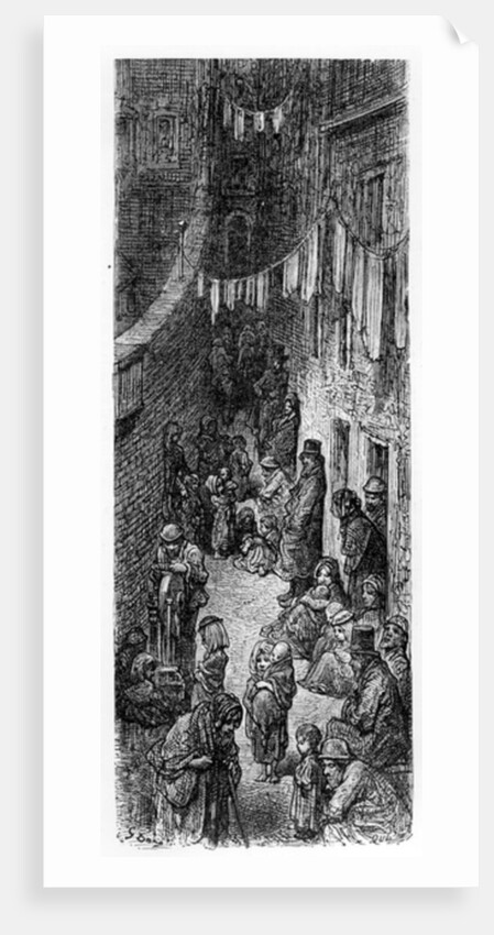 A Street in Whitechapel by Gustave Dore