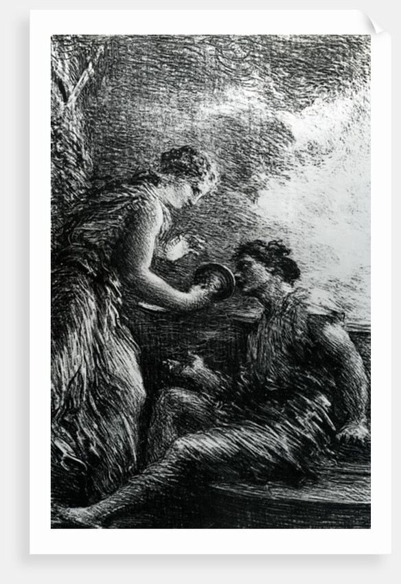 Sieglinde and Siegmund by Ignace Henri Jean Fantin-Latour