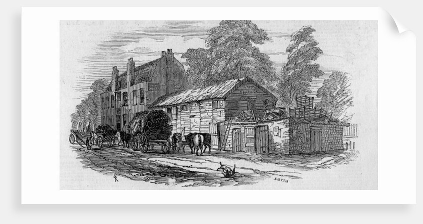 The Half-Way House between Knightsbridge and Kensington by English School