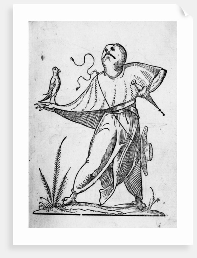 Illustration from 'The Humorous Dreams of Pantagruel' by Francois Desprez, published 1565 by Francois Desprez