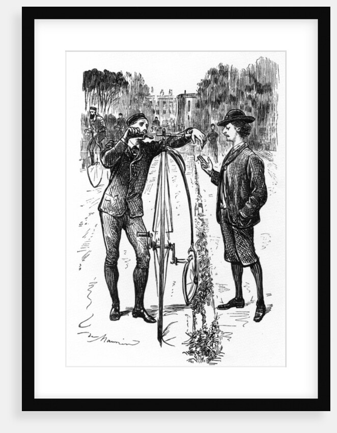 The Line of Beauty, cartoon in 'Punch', published December 9 1879 by George Du Maurier