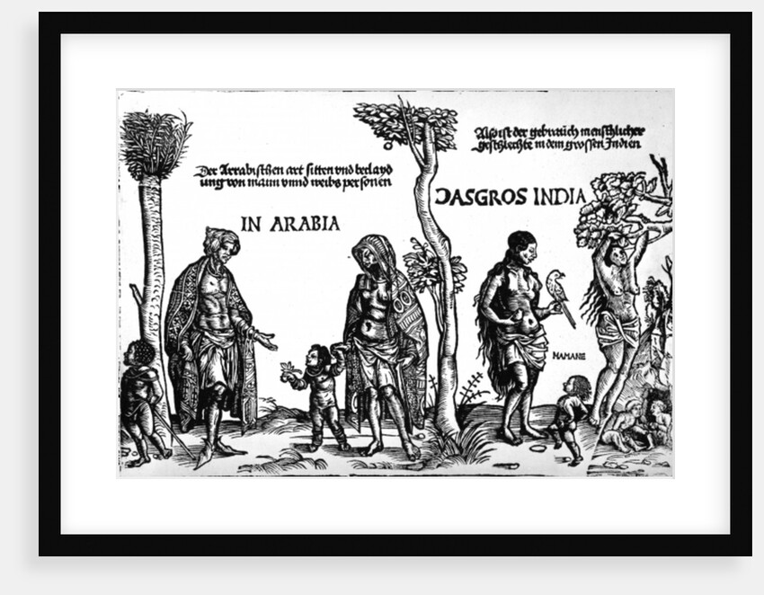 Der Kunig von Gutzin, print made by George Glockendon, 1511 by Hans Burgkmair