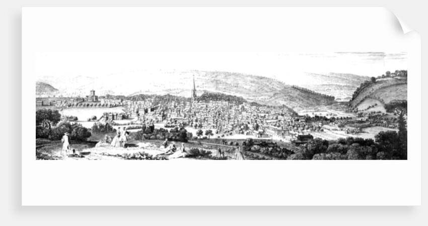 The East Prospect of Sheffield, in the County of York, 1745 by English School