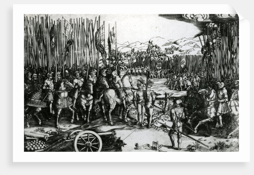 The Battle of Ravenna by Italian School