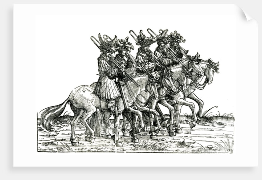 Five Musicians with Trombones by Albrecht Altdorfer