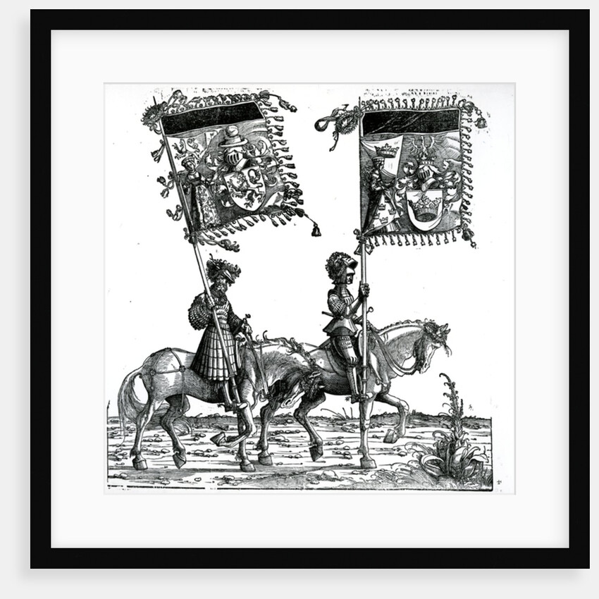 Two Knights by Hans Burgkmair