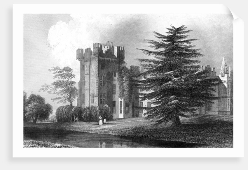 Faulkbourn Hall, near Whitham, Essex by William Henry Bartlett