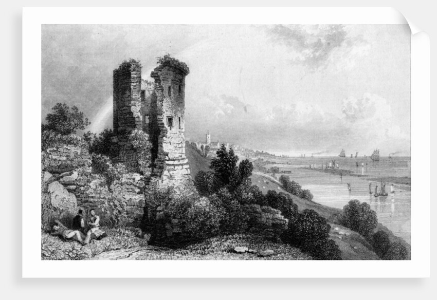Hadleigh Castle, Essex by William Henry Bartlett