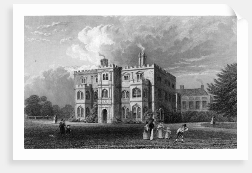 Marks Hall, Coggeshall, Essex by William Henry Bartlett