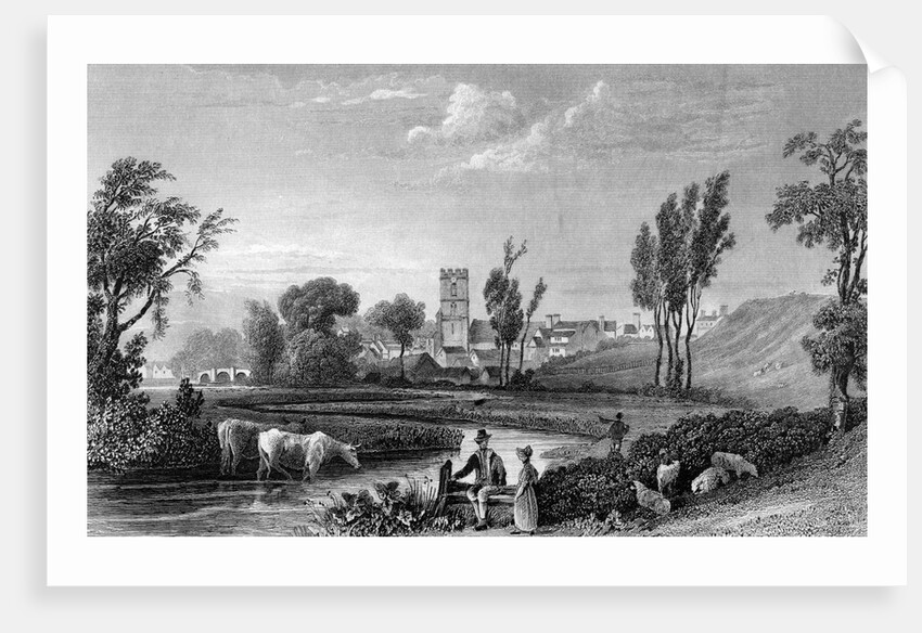 Roman Station at Chipping Hill, Witham, Essex by William Henry Bartlett