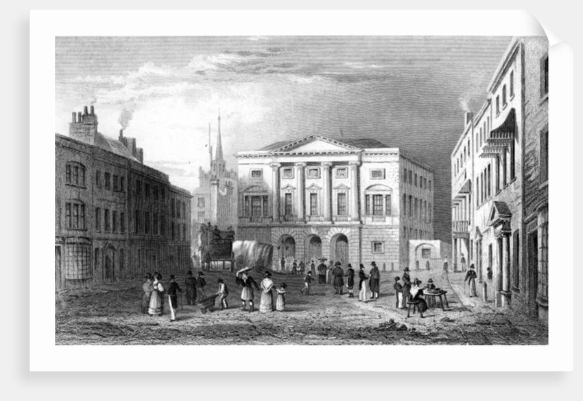 The Shire Hall, Chelmsford, Essex by William Henry Bartlett