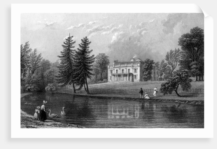 Moor Hall, Near Harlow, Essex by William Henry Bartlett