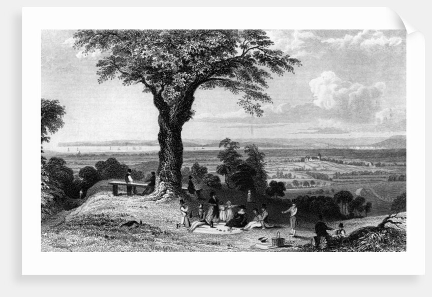 Scene from Laindon Hill, near Horndon, Essex by William Henry Bartlett
