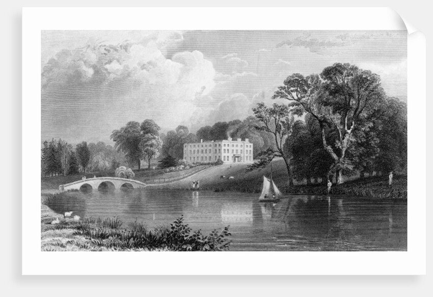 Rivenhall Place, Essex by William Henry Bartlett