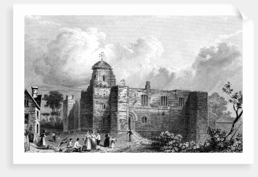 Colchester Castle, Essex, 1832 by William Henry Bartlett