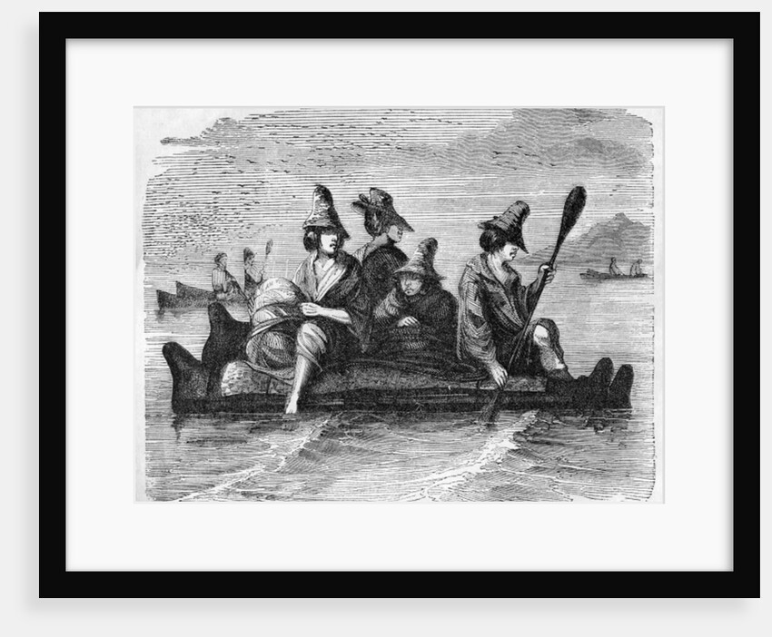 Balsas, or Boat of Skin, used by the Natives on the American Coast by English School