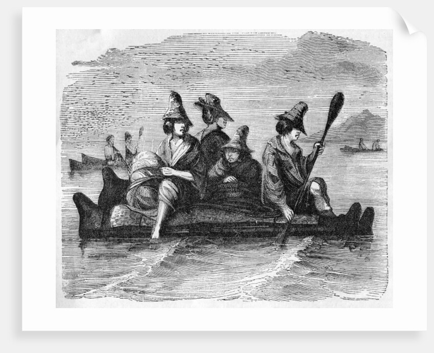 Balsas, or Boat of Skin, used by the Natives on the American Coast by English School