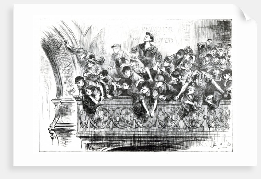 A Critical Audience on the Question of 'Step-Dancing', c.1870s by English School