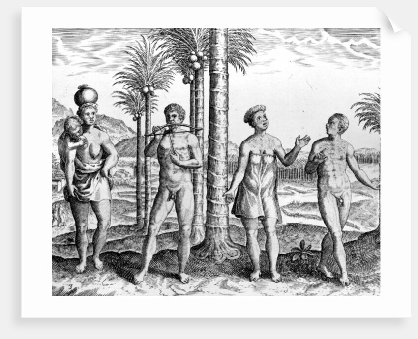 Caffre People by Theodor de Bry