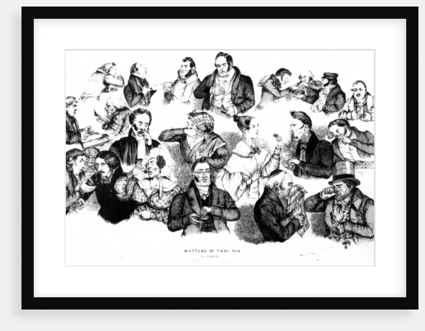 Matters of Taste No.4 / As Regards Snuffing, print made by W & J O Clerk, c.1835-40 by English School