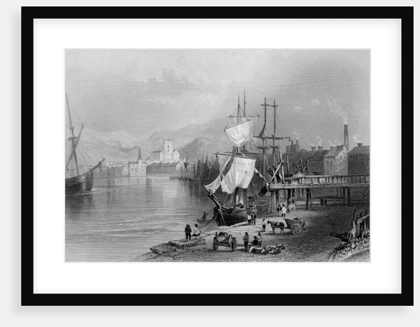 Workington, c.1840-50 by William Henry Bartlett