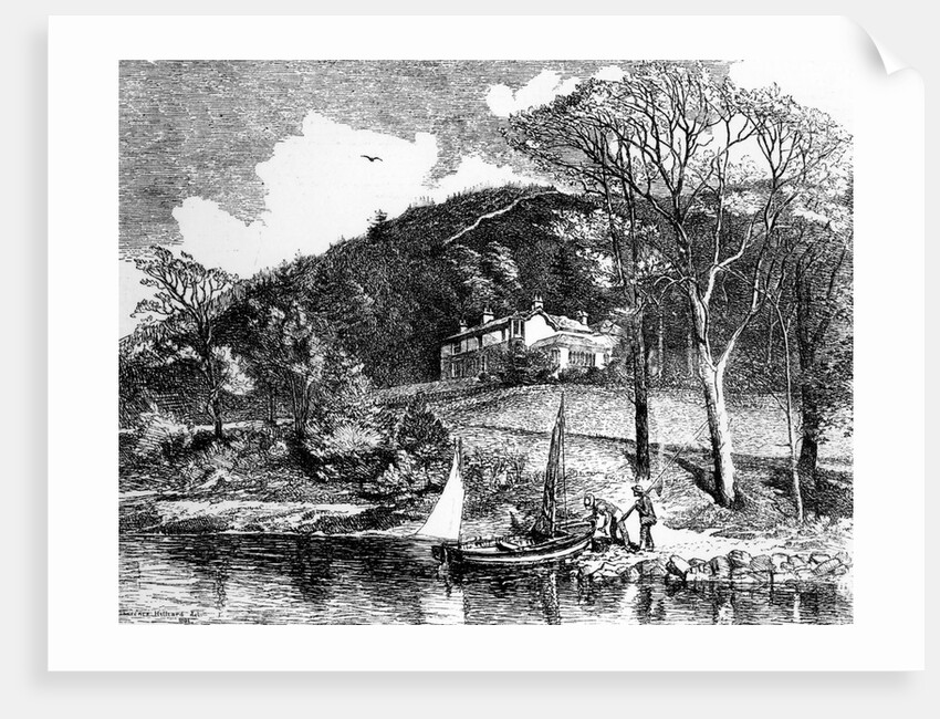 Mr Ruskin's Home, Brantwood, 1881 by Laurence J. Hilliard