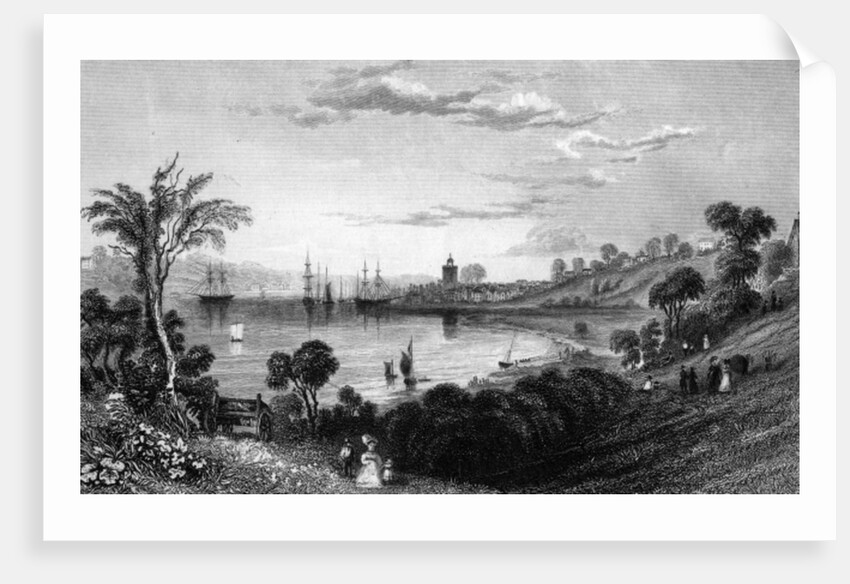 Wivenhoe, Essex by William Henry (after) Bartlett