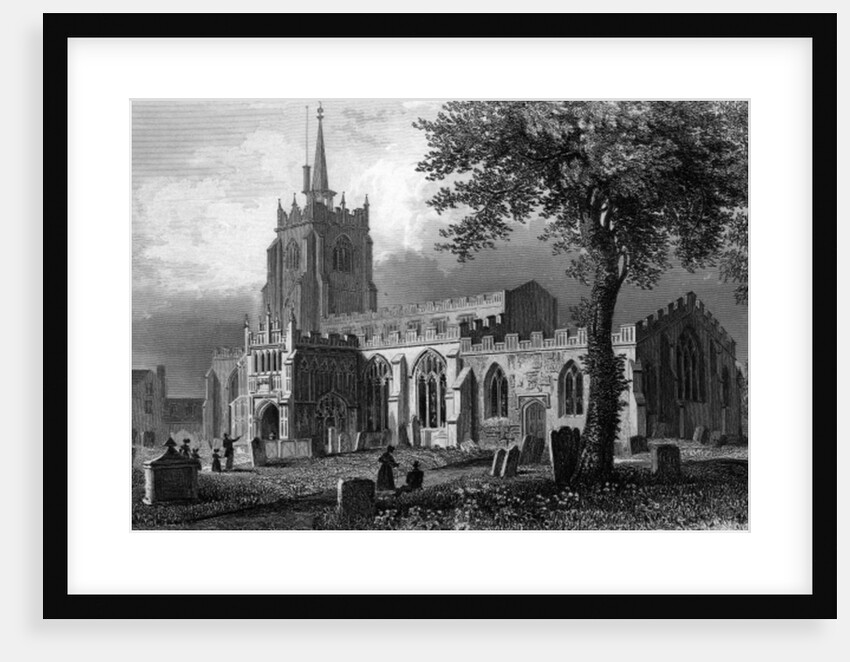 St. Mary's Church, Chelmsford by William Henry Bartlett