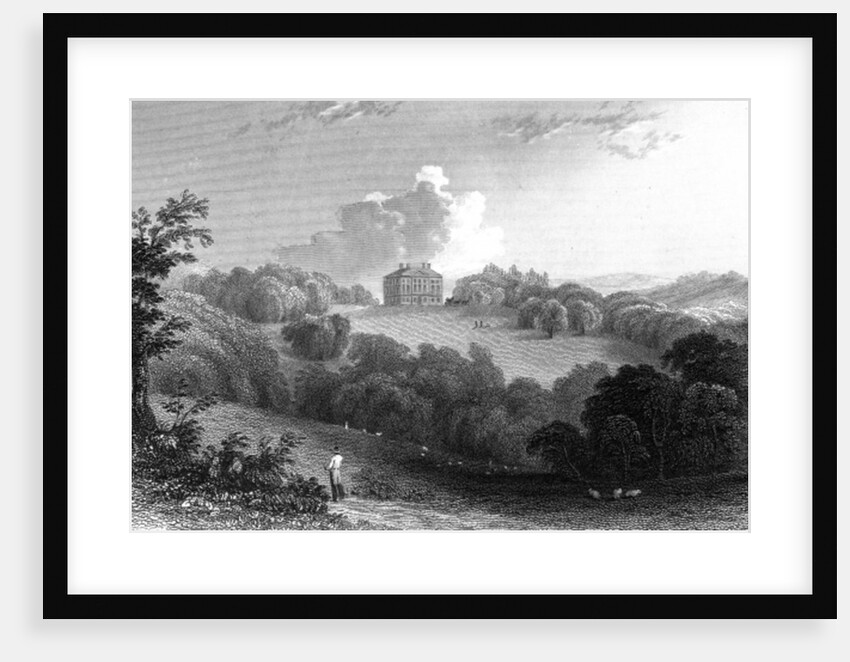 Copped Hall, Essex, engraved by Thomas Garner, 1832 by William Henry (after) Bartlett