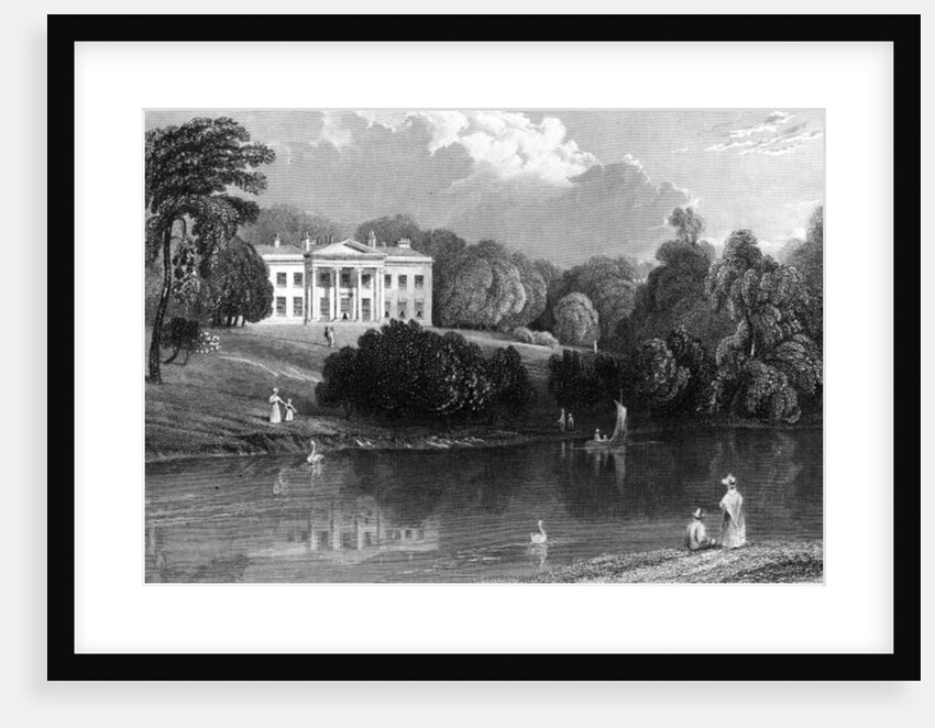 Debden Hall, Essex, 1833 by William Henry Bartlett