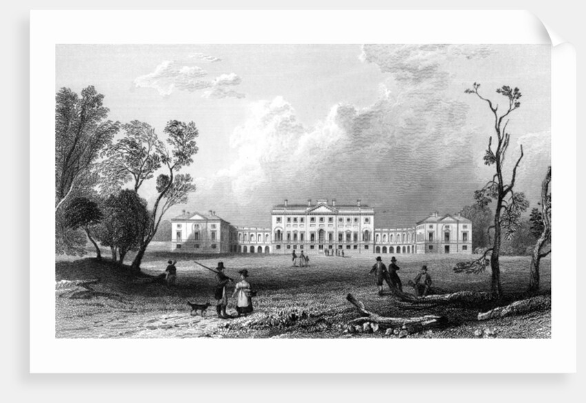 Thorndon Hall, Essex by William Henry (after) Bartlett