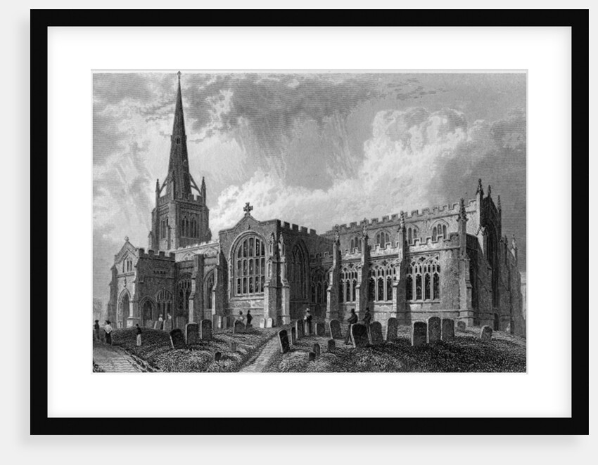 Thaxted Church, Essex by William Henry Bartlett