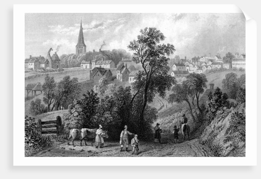 Braintree, Essex by William Henry Bartlett