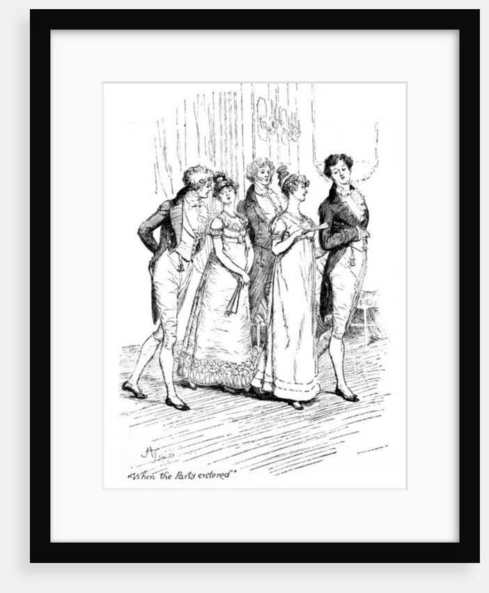 When the party entered by Hugh Thomson