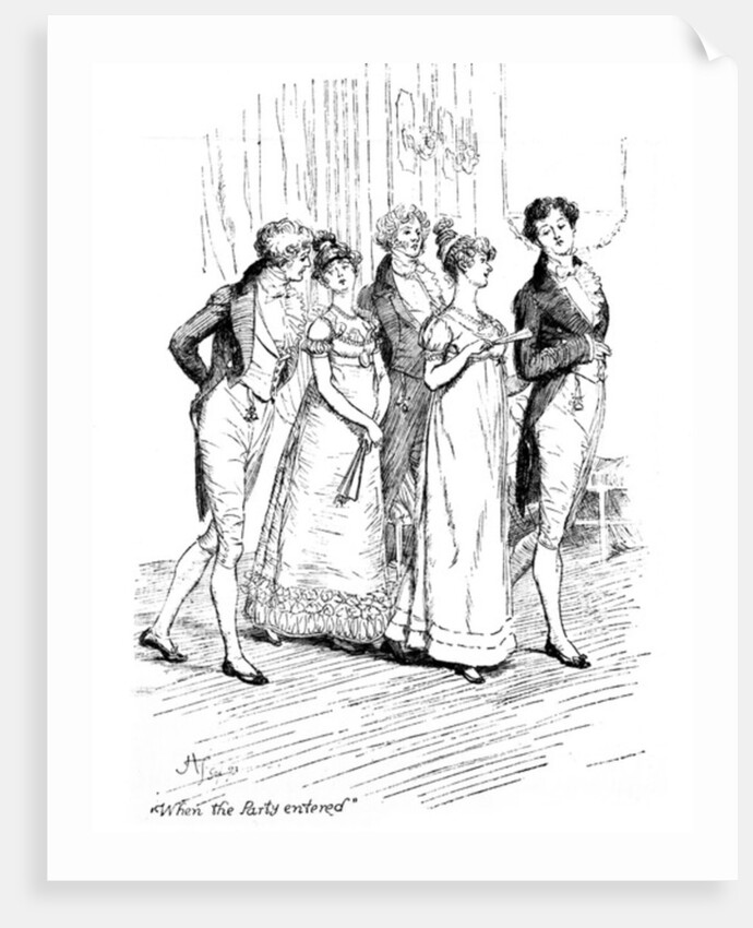 When the party entered by Hugh Thomson