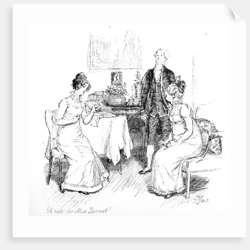 A note for Miss. Bennet by Hugh Thomson