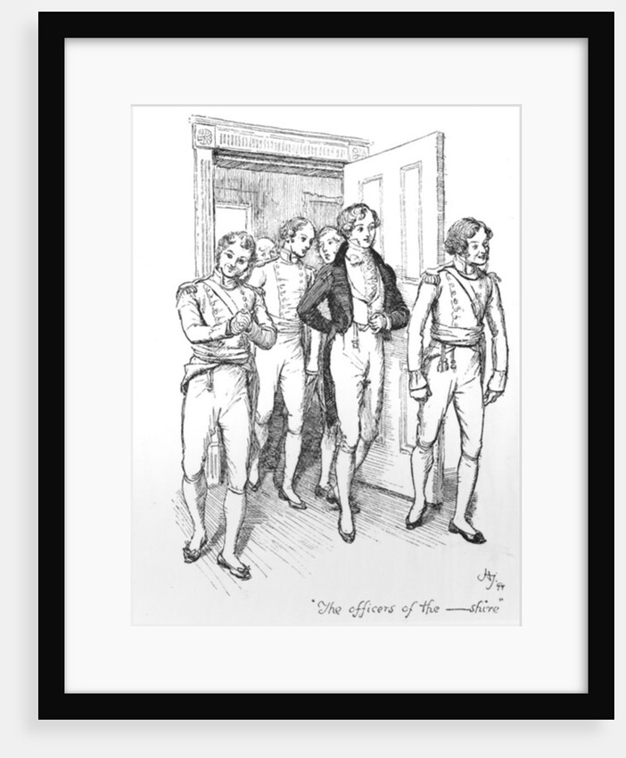 The officers of the -shire by Hugh Thomson