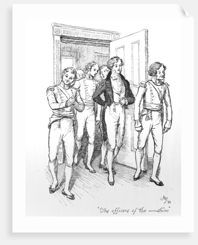 The officers of the -shire by Hugh Thomson