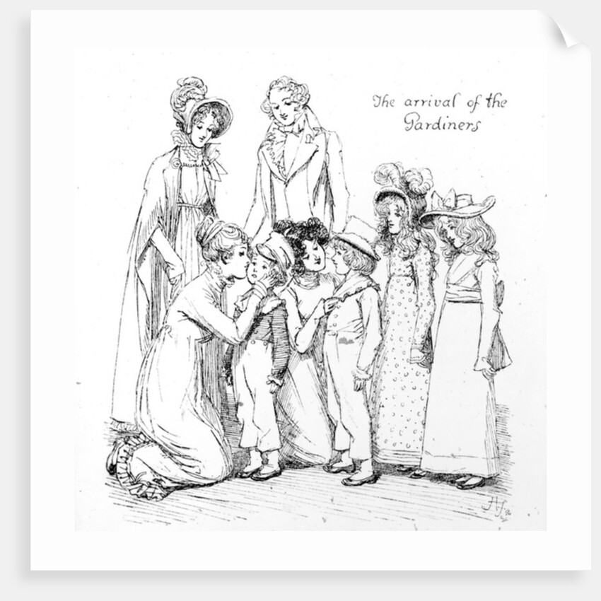 The arrival of the Gardiners by Hugh Thomson