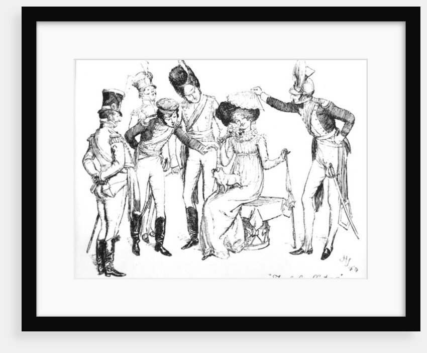 Tenderly flirting by Hugh Thomson