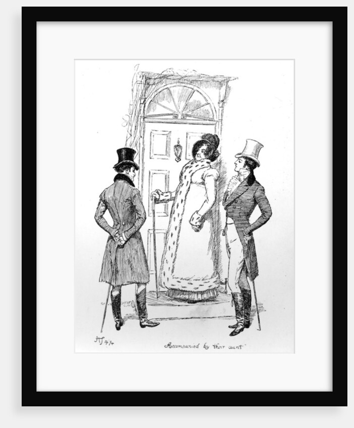 Accompanied by their aunt by Hugh Thomson