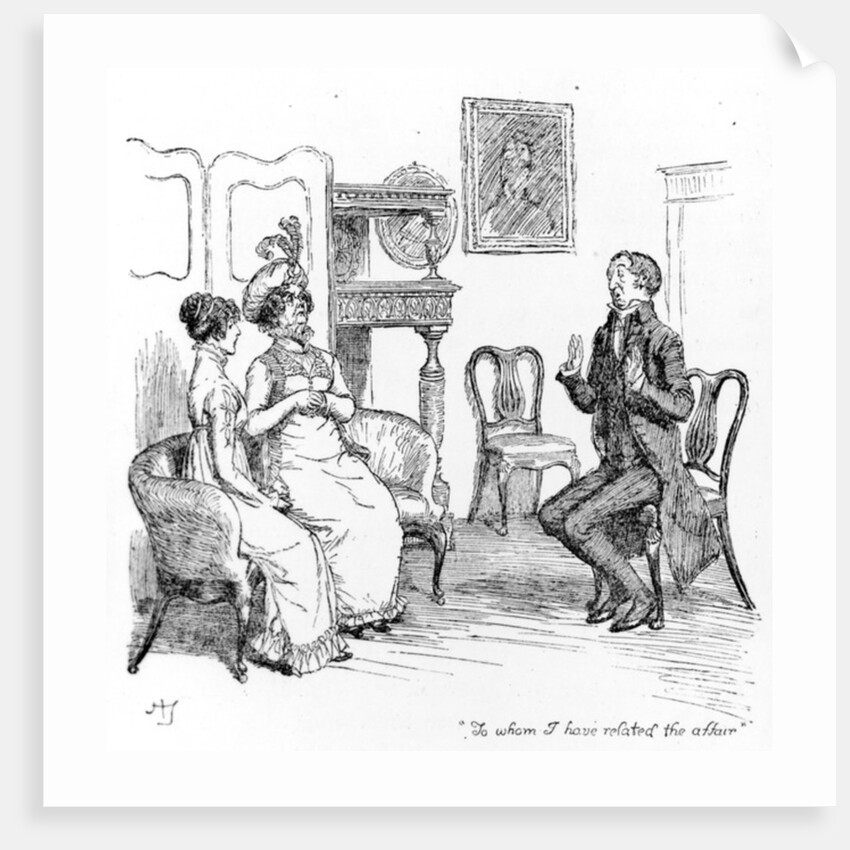 To whom I have related the affair by Hugh Thomson