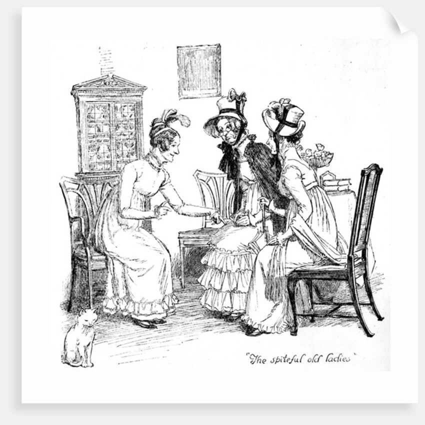 The spiteful old ladies by Hugh Thomson